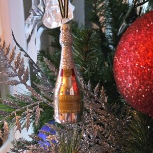 Henri Bendel Festive Champagne Bottle Ornament